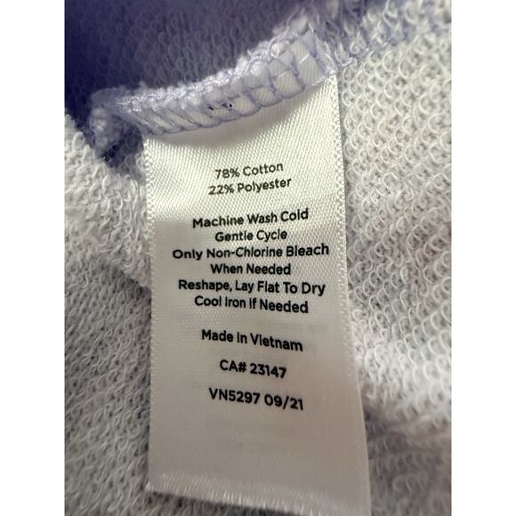 T by Talbots Women’s Pullover Large Petite NWOT Purple Pink Long Sleeve - Picture 7 of 9